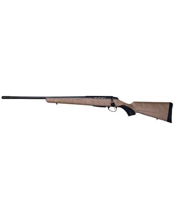 Tikka JRTXRT470 T3x Lite 7mm Rem Mag 3+1 24.30" Fluted/Threaded, Black Barrel/Rec, Black Webbed Tan Roughtech Synthetic Stock, Interchangeable Grip, Muzzle Brake Left Hand