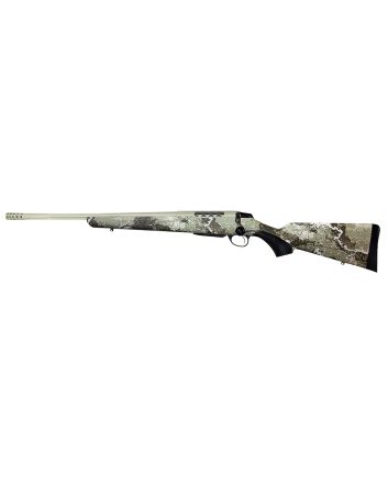 Tikka JRTXVA419 T3x Lite 6.5 PRC 3+1 24.30" Fluted/Threaded, Desert Verde Cerakote Barrel/Rec, Veil Alpine Synthetic Stock, Interchangeable Grip, Muzzle Brake Left Hand
