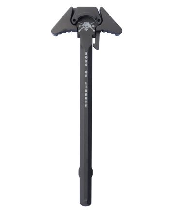 Sons Of Liberty Gun Works LCH5.56TUNG Charging HandleTungsten Gray 7075 T-6 Aluminum Ambidextrous Hand