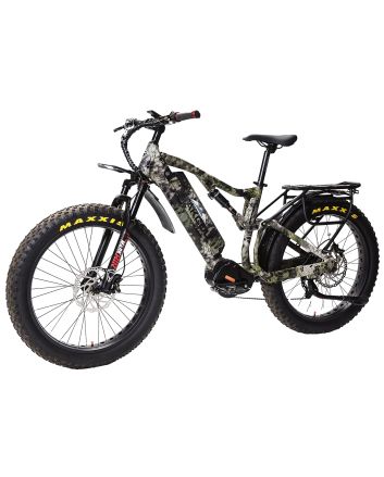 Bakcou E-bikes B-S19-KRY-B25 Storm 25 Large Kryptek Altitude 19" w/Stand Over Height of 30.50" Frame, Sram 9sp, 40t Front &amp; Sram 11-34t Rear Cassette Bafang M620 Ultra Motor