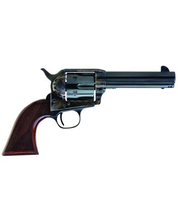 Cimarron AR400 Arizona Ranger357 Mag 6 Shot, 4.75" Blue w/Engraved "Arizona Ranger" Steel Barrel, Blued Cylinder, Color Case Hardened Steel Frame, Checkered Walnut Grip, Exposed Hammer