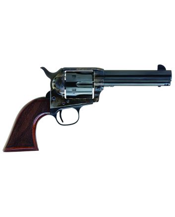 Cimarron AR410 Arizona Ranger45 Colt (LC) 6 Shot, 4.75" Blue w/Engraved "Arizona Ranger" Steel Barrel, Blued Cylinder, Color Case Hardened Steel Frame, Checkered Walnut Grip, Exposed Hammer