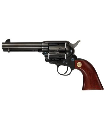 Cimarron MP400B1402 Pistoleer357 Mag 6 Shot, 4.75" Blued Rifled Steel Barrel, Cylinder, Backstrap &amp; Frame, Walnut Grip