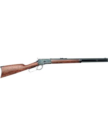 Cimarron AS621 1892 Short 357 Mag/38Special 10+1 20" Blued Round Barrel, Color Case Hardened Receiver, Walnut Furniture