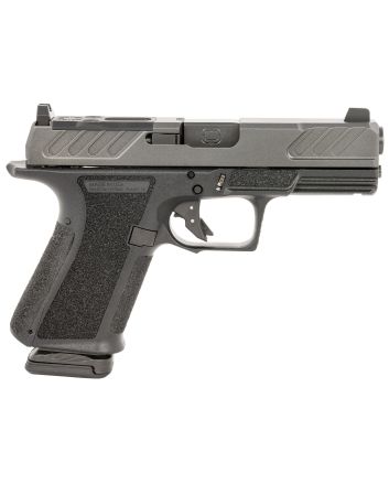 Shadow Systems SS1306 MR920 Foundation 9mm Luger 15+1 4" Black Nitride Match Grade Barrel &amp; Optic Cut/Serrated/SS Logo Stainless Steel Slide, Black Polymer Frame w/Beavertail &amp; Picatinny Rail