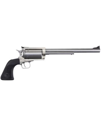 Magnum Research BFR360 BFRExtra Large Frame 360 Buckhammer 6 Shot, 10" Stainless Steel Barrel, Cylinder &amp; Frame, Black Rubber Grips, Exposed Hammer
