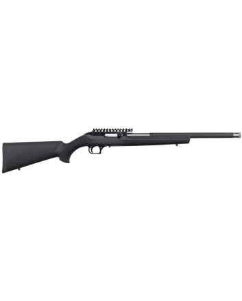 Magnum Research SBA17HMH Magnum Lite17 HMR 19" Black Steel Threaded Barrel, Black Fixed Hogue OverMolded Stock