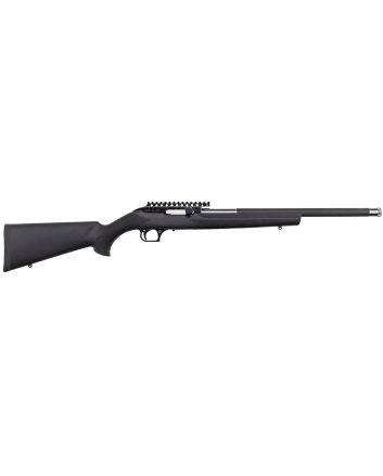 Magnum Research SBA22WMH Magnum Lite22 WMR 9+1 19" Black Threaded Barrel, Black Anodized Picatinny Rail Aluminum Receiver, Black Polymer Hogue OverMolded Stock
