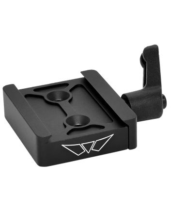 Warne 7955M ARCA Rail Adapter Skyline Black Anodized Steel