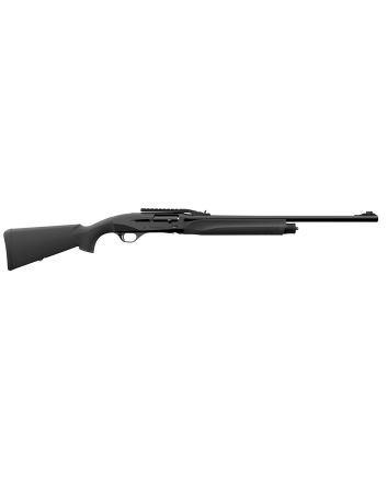 Retay USA GOR20SLBLK24 GordionSlug 20 Gauge 3" 4+1 24" Black Vent Rib Barrel, Stainless Aluminum Receiver, Fixed w/Pistol Grip Black Synthetic Stock