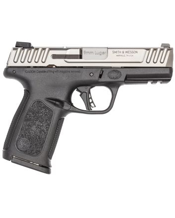 Smith &amp; Wesson 13931 SD9 2.0Compact Frame 9mm Luger 16+1, 4" Stainless Steel Barrel, Satin Stainless Steel Serrated Slide, Black Polymer Frame w/Picatinny Rail, Black Textured Polymer Grip