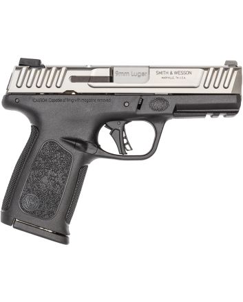 Smith &amp; Wesson 13935 SD9 2.0Compact Frame 9mm Luger 10+1, 4" Stainless Steel Barrel, Satin Stainless Steel Serrated Slide, Black Polymer Frame w/Picatinny Rail, Black Textured Polymer Grip
