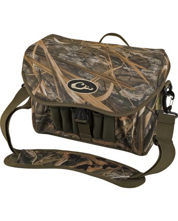 Drake Waterfowl DA1051022 Blind Bag Refuge Mossy Oak Shadow Grass Habitat HD-2 Duffle Bag Zipper Closure