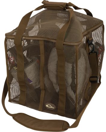 Drake Waterfowl DA370004M Decoy Bag Floater 4 Slot Motion Brown Vinyl-Coated Mesh