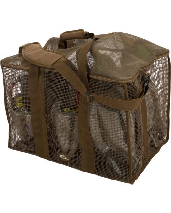 Drake Waterfowl DA370006M Decoy Bag Floater 6 Slot Motion Brown Vinyl-Coated Mesh