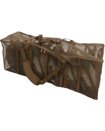 Drake Waterfowl DA370012D Decoy Bag Floater 12 Slot Duck Brown Vinyl-Coated Mesh