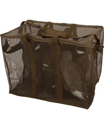 Drake Waterfowl DA370006G Decoy Bag Floater 6 Slot Goose Brown Vinyl-Coated Mesh