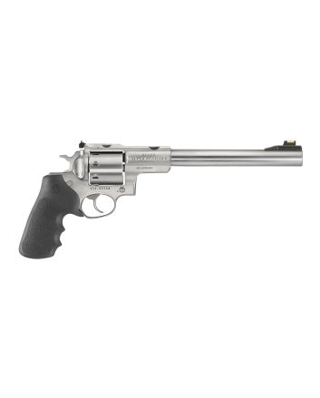 Ruger 5526 Super Redhawk22 Hornet 8rd 9.50" Satin Stainless Steel Barrel, Cylinder &amp; Frame, Black Hogue Tamer Monogrip Grip, Transfer Bar Safety