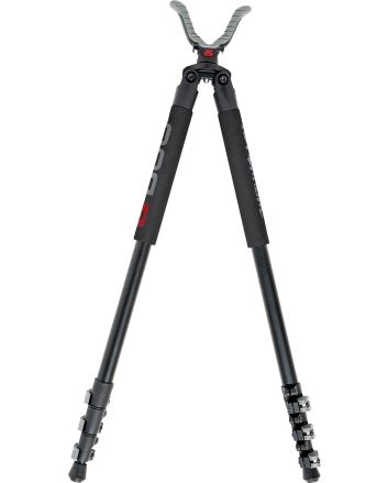Bog-Pod 1100481 AdrenalineBipod, Black Aluminum with Foam Grip &amp; Spiked Feet, USR Yoke, 360 Degree Rotation, 21-71" Vertical Adj.