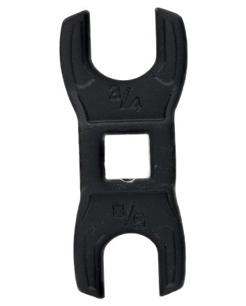Wheeler 1199465 Muzzle Device &amp; Buffer Tube Crowfoot Wrench Black Steel