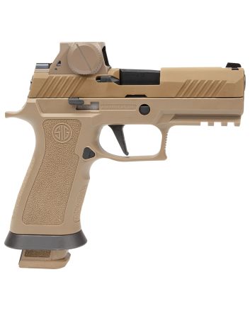 Sig Sauer M18X9RX M18X w/Optic Carry Frame 9mm Luger 21+1 3.90" Black Barrel Coyote PVD Optic Ready/Serrated Stainless Steel Slide &amp; Polymer Frame w/Beavertail &amp; Picatinny Rail, Sig ROMEOM17