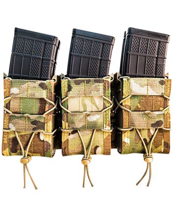 High Speed Gear 45X2R0MC TACO X2R Shingle MultiCam Nylon, Triple Shingle (3 Rifle), Fits MOLLE