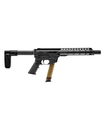 FREEDOM ORDNANCE FX9P10SBM FX-99mm Luger 32+1 10", Black, M-LOK Handguard, SB Mini Brace, A2 Grip, 3" Faux Suppressor