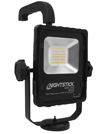 Nightstick NSR1516 Rechargeable LED Scene Light with Magnetic BaseBlack