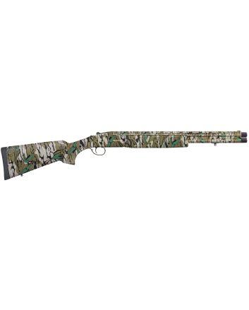Mossberg 75486 Silver Reserve Eventide Turkey Over/Under 20 Gauge 3" 2rd 20", Mossy Oak Greenleaf, Synthetic Furniture, Fiber Optic Sight, Ext. Turkey Choke