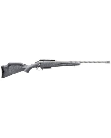 Ruger 46904 American Gen 2 243 Win Full Size 243 Win 3+1 20" Gun Metal Gray Cerakote Spiral Threaded Barrel, Picatinny Rail Steel Receiver, Gray Splatter Adj Comb Synthetic Stock