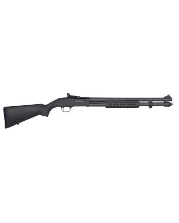 Mossberg 50674 59012 Gauge Pump 3" 8+1 20" Matte Blued Steel Barrel, Matte Blued Drilled &amp; Tapped Receiver, M-LOK Handguards, Black Fixed Synthetic Stock