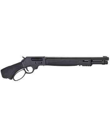 Henry H018XAH410 Axe5+1 15.14" 410 Bore Blued Steel Barrel, Blued Drilled &amp; Tapped Steel Receiver, Black Fixed Synthetic Stock