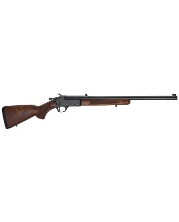 Henry H015360BH Single ShotFull Size 360 Buckhammer 1rd 22" Blued Single Shot Barrel, Blued Drilled &amp; Tapped Stainless Steel Receiver, American Walnut Stock, Right Hand