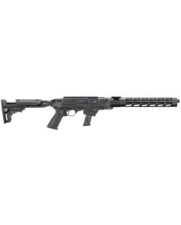 Ruger 19140 PC Carbine9mm Luger 17+1 16.12" Threaded/Fluted Barrel, Black, Reversible Folding Stock, M-LOK Handguard, Optics Mount