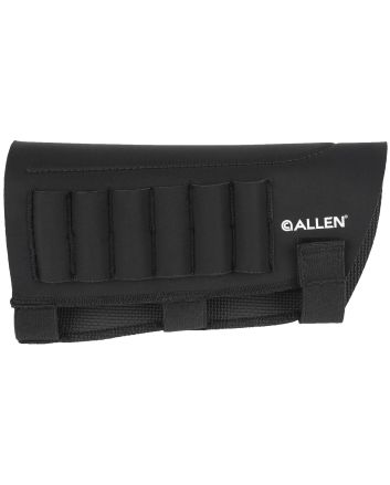 Allen 18427 Buttstock Shell HolderBlack Neoprene 223-300 Win Magnum 6rd Velcro Mount