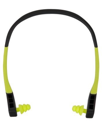 Allen 4102 Wave Banded Ear Plugs 22 dB Gray/Yellow Lightweight