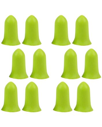 Allen 4136 Tapered Foam Ear Plugs 32 dB Lime Green 6 Pair