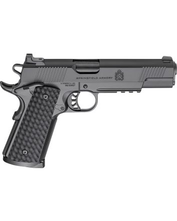 Springfield Armory PC9125LR 1911 TRP45 ACP 8+1 5" Black Match Grade Barrel, Black Cerakote Serrated Carbon Steel Slide &amp; Frame w/Picatinny Rail &amp; Beavertail, VZ Hydra G10 Grip