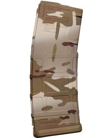 Weapon Works 228054 PMAG GEN M2 MOE 30rd 5.56x45mm NATO MultiCam Arid Polymer Fits AR-15