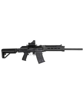 JTS Shotgun M12AKT2.1 M12AK T1 12 Gauge Semi-Auto 5+1 (2.75") 3" 18.70" Chrome-Lined Barrel, Black, M-Lok Handgaurd, Fixed Stock, Adj. Gas Block, 3 Chokes, Includes Red Dot