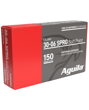 Aguila 8108AG 30-06Springfield 150gr InterLock Boat Tail Soft Point 20 Per Box/10 Case