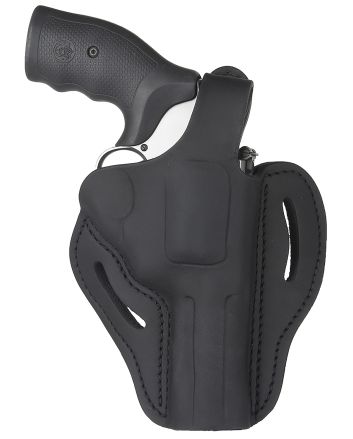 1791 Gunleather RVHX2SBLR RVHX-2OWB Size 02 Stealth Black Leather Fits Up to 4" Barrel, K/L-Frame, Belt Slide Right Hand
