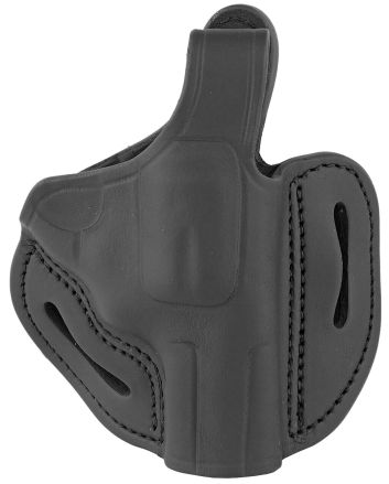 1791 Gunleather RVHX2SSBLR RVHX-2SOWB Size 02S Stealth Black Leather Fits Up to 3" Barrel, K/L-Frame, Belt Slide Right Hand