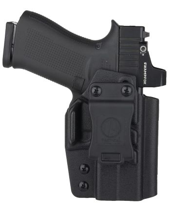 1791 Gunleather TACIWBG43XMOSBLKR TacticalIWB Black Kydex Compatible w/ Glock 43X MOS Belt Clip Right Hand