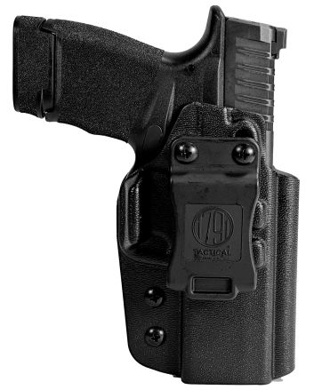 1791 Gunleather TACIWBHCPROBLKR TacticalIWB Black Kydex Compatible w/ Springfield Hellcat Pro Belt Clip Right Hand