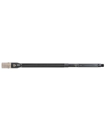 Faxon Firearms 10B810R20FHQ5RNP3 Match Series308 Win 20" Heavy Fluted/Target Crown QPQ Black Nitride 416R Stainless Steel Barrel, Fits AR10