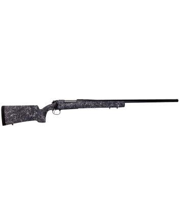 Remington Firearms (New) R84170 700 Long Range Full Size 6.5 Creedmoor 4+1 26" Matte Black Heavy Threaded Barrel, Drilled &amp; Tapped Steel Receiver, Grey w/Black &amp; White Web HS Precision Synthetic Stock