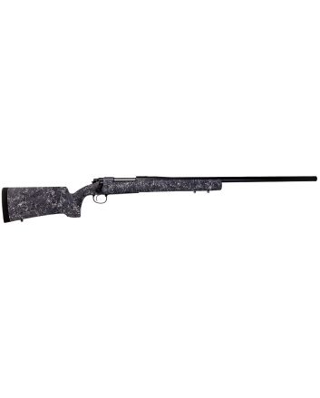 Remington Firearms (New) R84175 700 Long Range Full Size 7mm Rem Mag 3+1 26" Matte Black Heavy Threaded Barrel, Drilled &amp; Tapped Steel Receiver, Grey w/Black &amp; White Web HS Precision Synthetic Stock