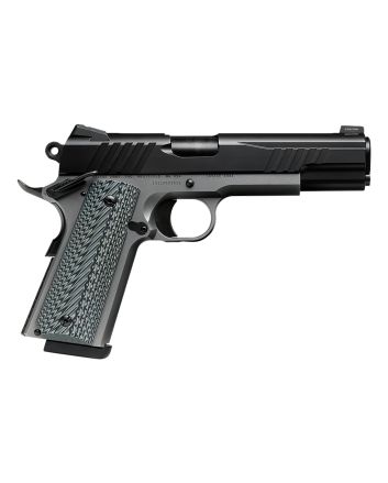 Savage Arms 67206 1911 Government 9mm Luger 10+1 5" Black Stainless Steel Barrel, Black Nitride Serrated Stainless Steel Slide, Stainless Steel Frame w/Beavertail, Black/Gray VZ Grip