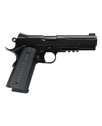 Savage Arms 67211 1911 Government 9mm Luger 10+1 5" Black Stainless Steel Barrel. Black Nitride Serrated Stainless Steel Slide. Black Nitride Stainless Steel Frame w/Picatinny Rail, Black VZ Grip